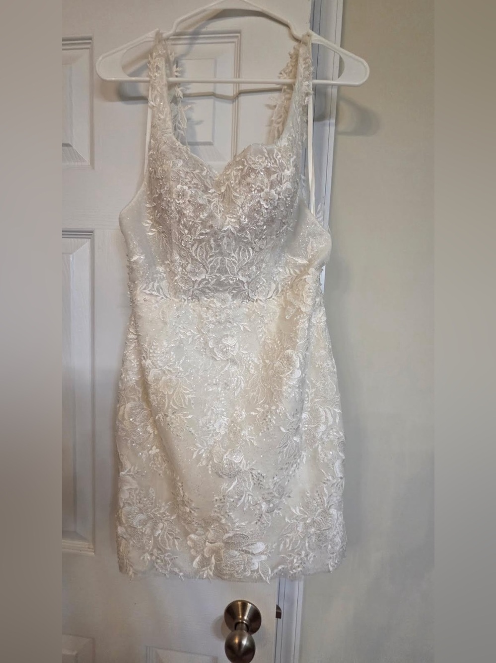 SPARKLE! SPARKLE! SPARKLE! Boda Bridal Gemma II  Mini Bridal Dress Kleinfeld - Picture 6 of 10